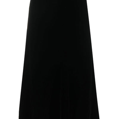 Gold Hawk Velvet long skirt