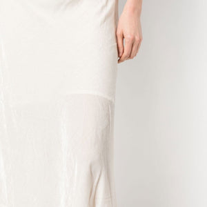Gold Hawk Velvet long skirt