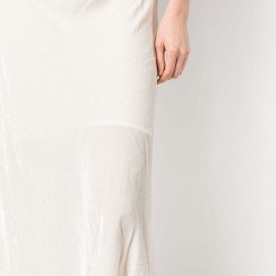 Gold Hawk Velvet long skirt