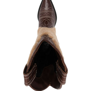 Sonora embroidered leather Texan boots