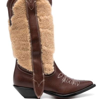 Sonora embroidered leather Texan boots