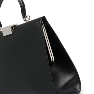 Armarium logo-plaque leather tote bag