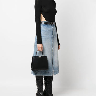 Armarium logo-plaque leather tote bag