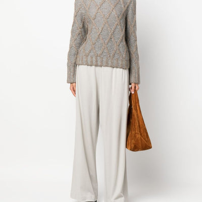 Fabiana Filippi Wide leg wool trousers