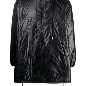 Saint Laurent Cassandre logo-embossed hooded raincoat
