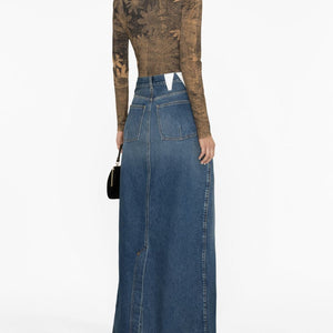 Darkpark Emma denim long skirt