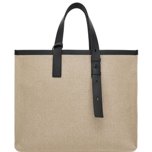 Ferragamo logo-embossed leather tote bag