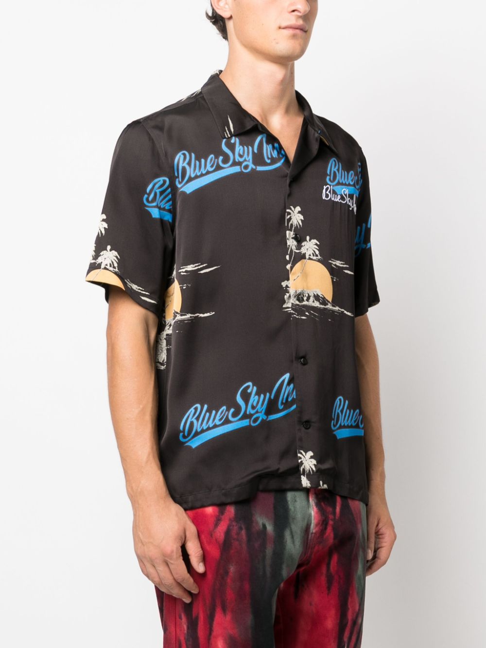 Blue Sky Inn Logo viscose shirt