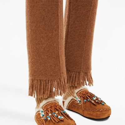 Alanui Cashmere and silk blend trousers
