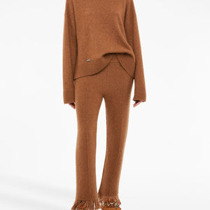 Alanui Cashmere and silk blend trousers