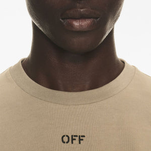 Off White Logo cotton t-shirt