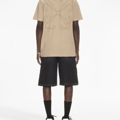 Off White Logo cotton t-shirt
