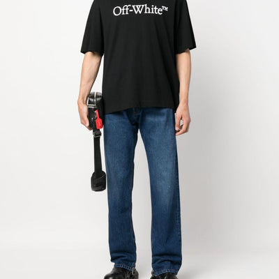 Off White High-waisted straight jeans