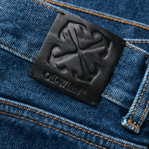 Off White High-waisted straight jeans