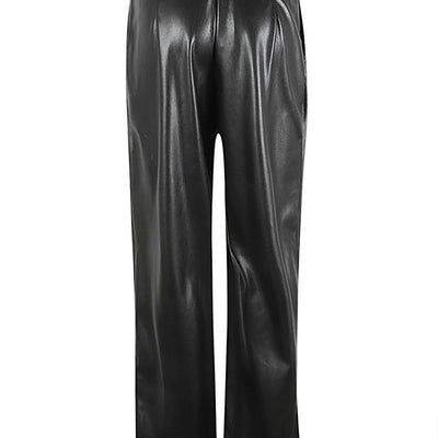 Liviana Conti Faux leather trousers