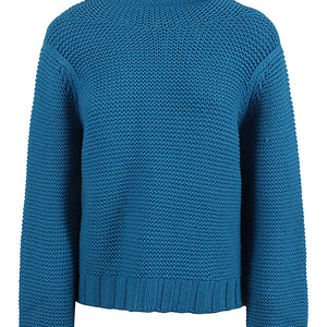 Liviana Conti Wool blend high neck jumper