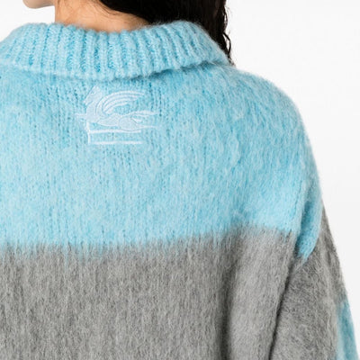 Etro Fringed-edge sweater minidress