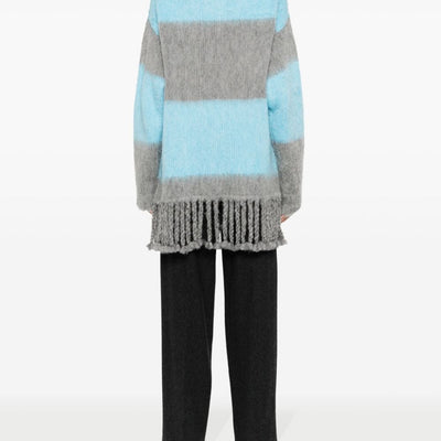 Etro Fringed-edge sweater minidress
