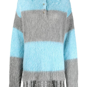 Etro Fringed-edge sweater minidress