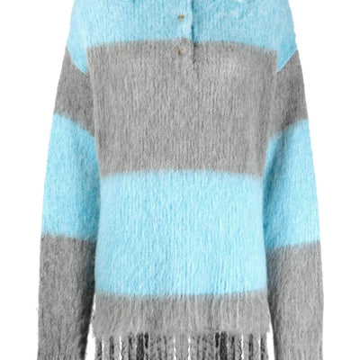 Etro Fringed-edge sweater minidress