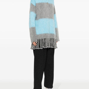 Etro Fringed-edge sweater minidress