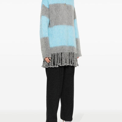 Etro Fringed-edge sweater minidress