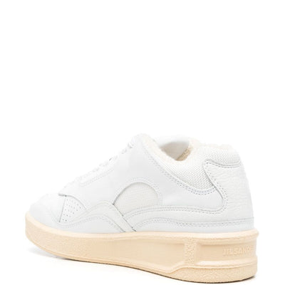 Jil Sander Panelled Low-Top Leather Sneakers