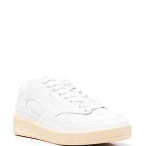Jil Sander Panelled Low-Top Leather Sneakers