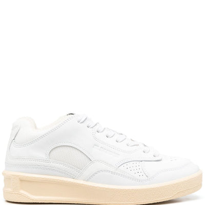 Jil Sander Panelled Low-Top Leather Sneakers