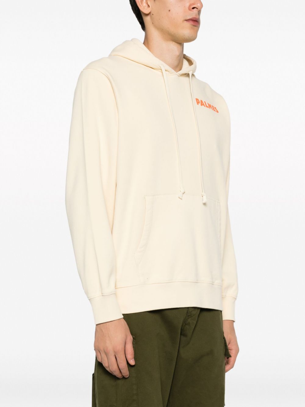 Palmes Logo organic cotton hoodie