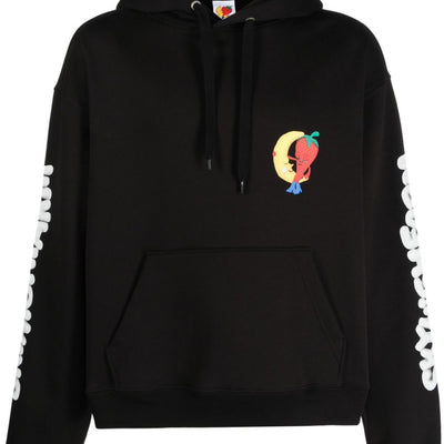 Sky High Farm Workwear Logo cotton hoodie