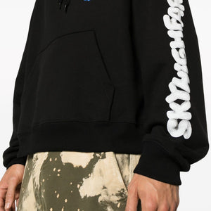 Sky High Farm Workwear Logo cotton hoodie