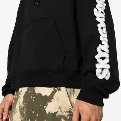 Sky High Farm Workwear Logo cotton hoodie