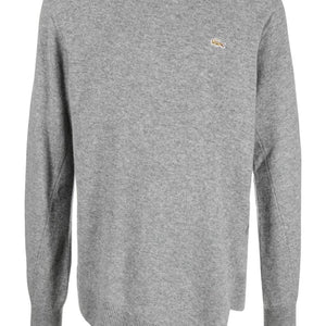 Comme Des Garcons x Lacoste Asymmetric Wool Sweater