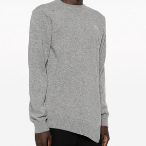 Comme Des Garcons x Lacoste Asymmetric Wool Sweater