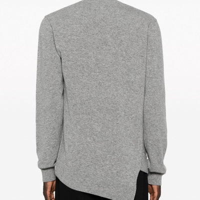 Comme Des Garcons x Lacoste Asymmetric Wool Sweater