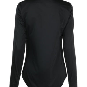 Ludovic De Saint Sernin Logo denim shirt