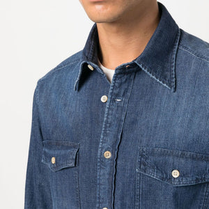Boglioli Denim button-down shirt