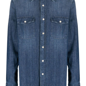 Boglioli Denim button-down shirt