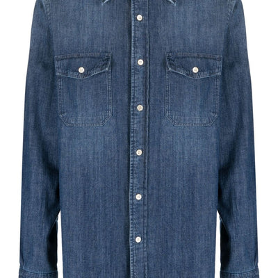 Boglioli Denim button-down shirt
