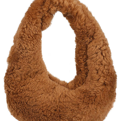 Anita Bilardi Faux fur shoulder bag
