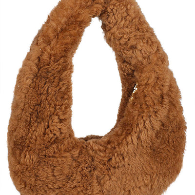 Anita Bilardi Faux fur shoulder bag