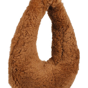 Anita Bilardi Faux fur shoulder bag