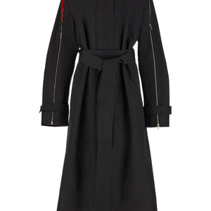 Ferragamo Zip-detail cotton belted trench coat