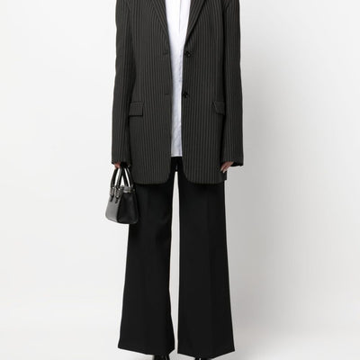 Lanvin Wide leg wool trousers