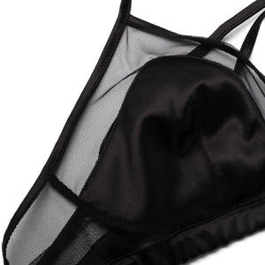 Dolce & Gabbana panelled tulle satin bra