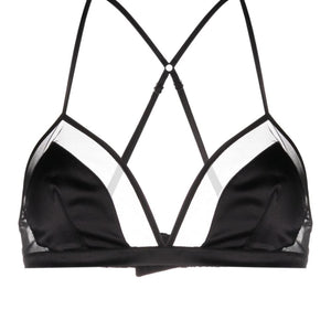 Dolce & Gabbana panelled tulle satin bra