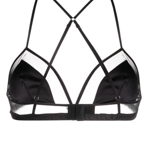 Dolce & Gabbana panelled tulle satin bra