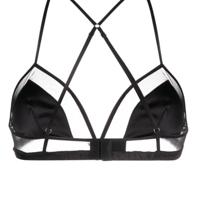 Dolce & Gabbana panelled tulle satin bra