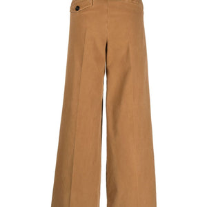Gabriele Pasini Wide leg cotton trousers